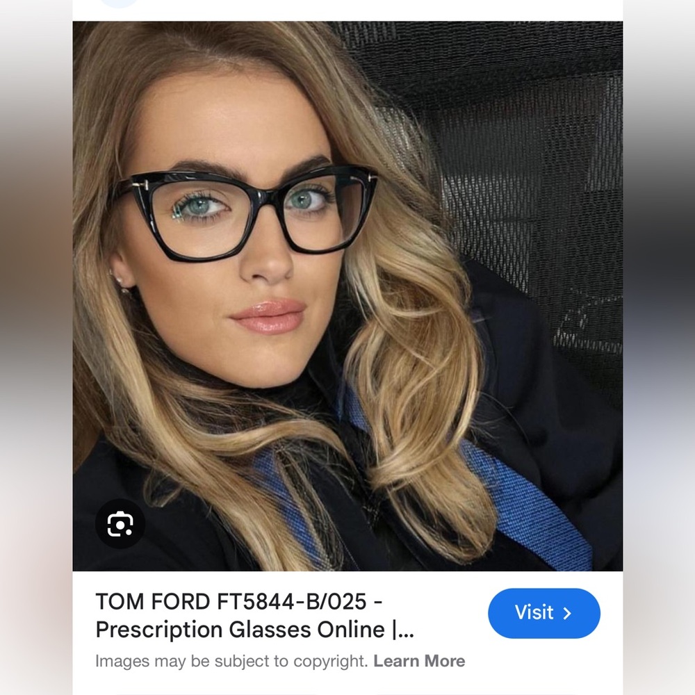 Tom Ford Black Glasses